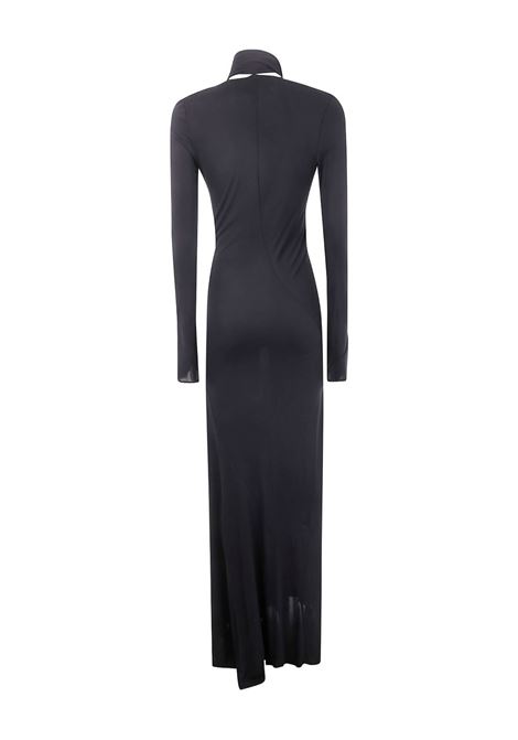 Black scarf-detail long dressThe attico - women THE ATTICO | 251WCW00243VVV105AA100